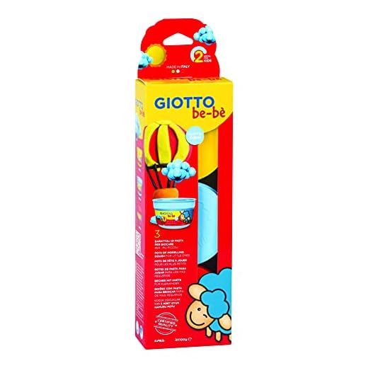 Giotto be-bè 462501 - Pack de 3 Pastas para Jugar, Multicolor