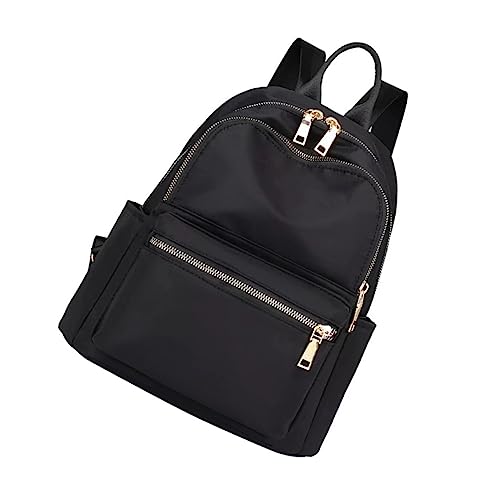 Sac à main pour l'école et voyage étanche en tissu Oxford noir