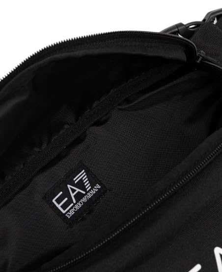 Borsa marsupio uomo EA7 Emporio Armani black/white logo UB26EA03 7X000073 AF19722