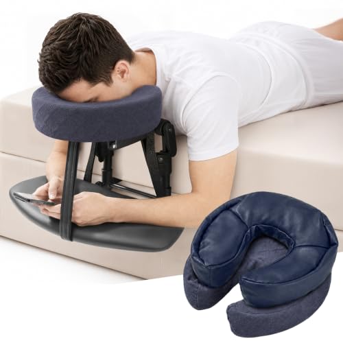 Image of Massage Headrest for Bed, Head Holder & Face Cradle with Face Down Pillow
