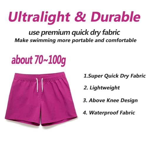 Girls Boys Swim Shorts Trunks Beach Board Shorts Kids Lightweight Casual Swimsuit Swimwear No Liner4