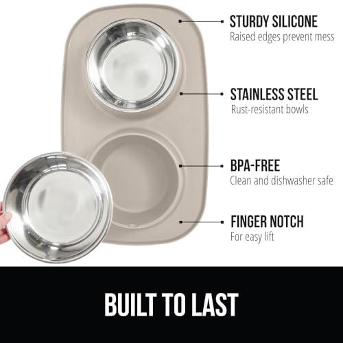 image for GORILLA GRIP Feeding Mat Set, Patent Pending 100% Waterproof BPA Free 