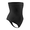 DREAM SLIM Women's High-Waist Seamless Body Shaper Briefs Firm Control Tummy Thong Shapewear Panties Girdle Underwear (as1, alpha, m, l, regular, regular, Black)