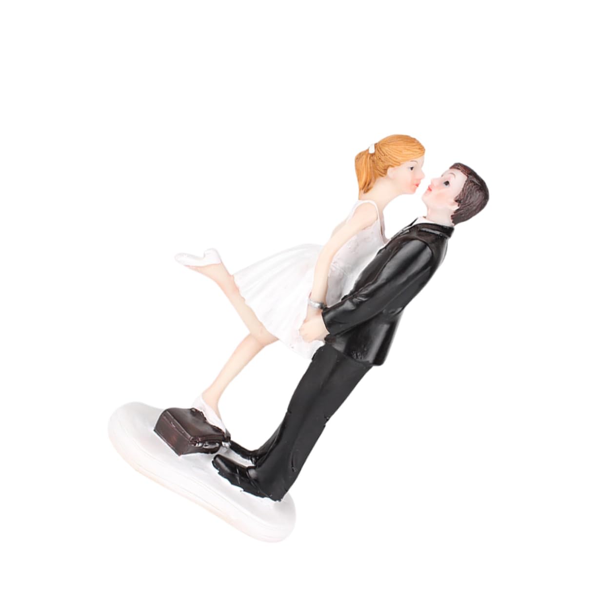 UPKOCH 2stücke Brautpaar Cake Topper Aus Resin Hochzeitsdeko Tortenfigur Für Hochzeitstorte Niedliche Tortenstecker Für Kreative Backideen Stilvolle Hochzeitsschmuckstücke
