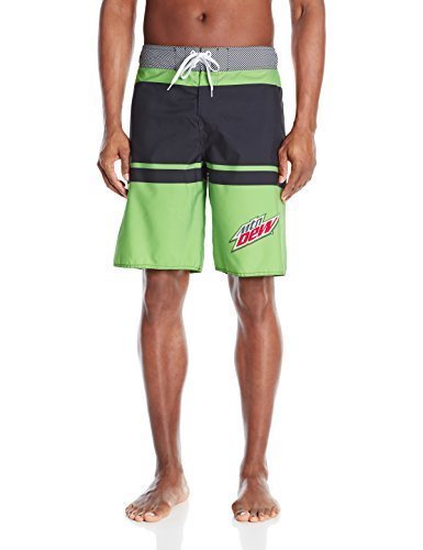 Mountain Dew Men's Prep Stripe Stretch Boardshort