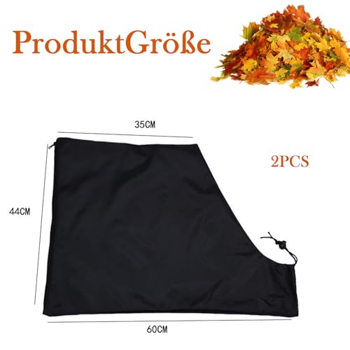 2 gardena obstpflücker fangbeutel, Fangsack Laubsauger, Kompatibel Mit Einhell Laubsauger Und Ferrex Laubsauger, 45 X 60 Cm, Ideal Für Laubsauger Sack Und Fangbeutel