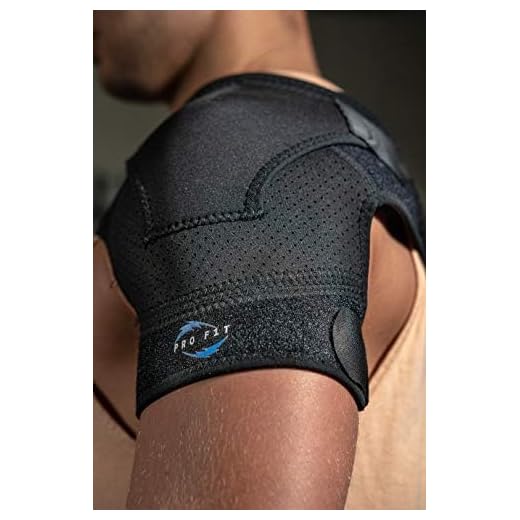 Shoulder Brace Support Kit | Torn Rotator Cuff Copper Compression Sleeve for Man & Woman | Breathable Neoprene, Pressure Ice Pack Pad for Tear Labrum, Dislocated AC Joint, Frozen/Strains Pain Relief