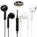 Produktbild in Ear Kopfhörer, 2 Stückin Ear Ohrhörer Headphone Kabelgebundene Headsets 3.5mm Audio in Ear Headsets mit Mikrofon für Smartphone und MP3 Players