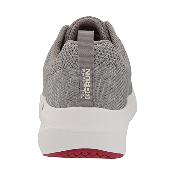 Skechers Men's GOrun Elevate-Lace Up Performance Athletic Running & Walking Shoe Running, Grey/Red, 11 X-Wide - Image 4