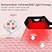 pinfriy Portable 5000mAh Wireless Red Light Therapy for Feet & Ankle, 48pcs LEDs Cordless Infrared Light Therapy Foot Wrap for Hand Joint Muscle Wrist Dogs Cats Horses, 5-30 Timer