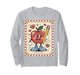Creative School Cartoon Apple Fun Graphic Tees