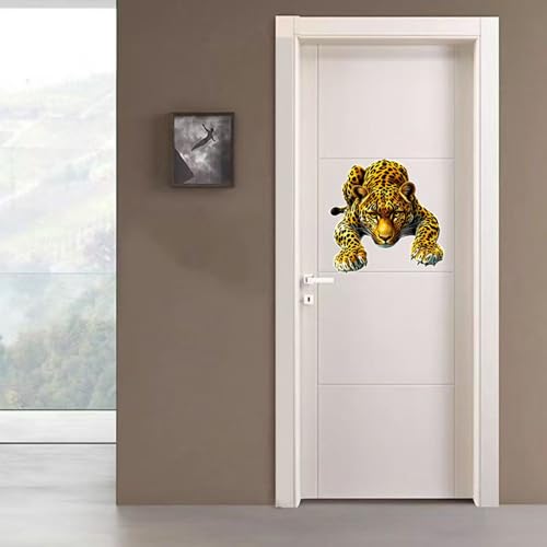 Vinilo Decorativo Leopardo 3D, Impermeable y Removible miniatura 5
