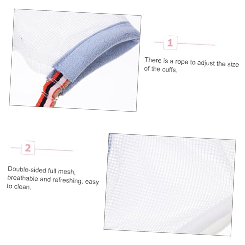 FRCOLOR 2Pairs Finger Stop Gloves Skin Friendly Thumb Finger Protectors for Breathable Comfortable for Thumb Prevention Includes Options4