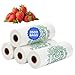 Plastic Bag-Printed HDPE 5-A-Day Produce Rolls 10"x15" 11 mic - 3500 bags/case