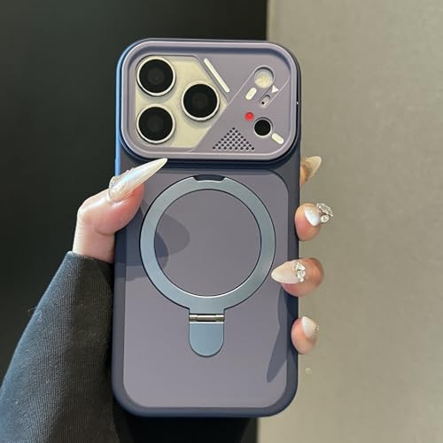 ��p�ق� 13 Pro �p �P�[�X �ی^�X�^���h�t�� MagSafe�Ή� �c�����Ή� ���t���h�~ �w��h�~ iphone 13 Pro �p �P�[�X �Ռ��z�� ���ϋv�� �S�ʕی� ����~�߁i�u���[�j