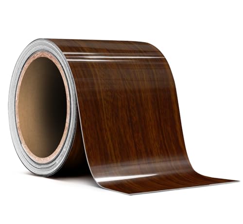 Vinyle cèdre foncé brillant VViViD ruban antibulles pour relooker votre intérieur