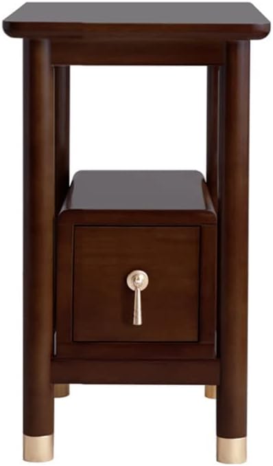 Nightstand Bedside Cabinet New Chinese Style Wood Storage Cabinet Living Room Bedroom Bedside Cabinet Multifunctional Storage Cabinet Storage Drawer Rack Bedside End Table (Size : S2-35cm) (S1)