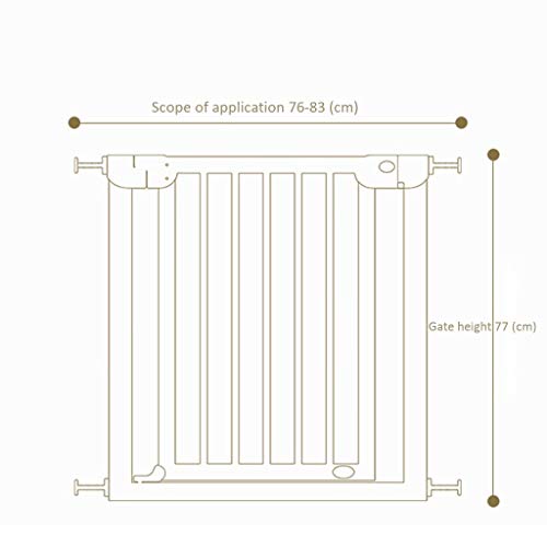 Porte d'isolation pour animaux sans trou pour protéger murs et balustres - 5