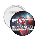 End Gun Violence Ban Assault Weapons Ban Assault Weapons Now Round Button Badges Decorative Accessories Clothing Backpacks Hats Large
