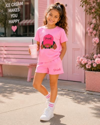 Image of Kid Toddler Girl Butterfly Printed Short Sleeve T-Shirt + Waist Shorts Set 2PC Clothing For Summer