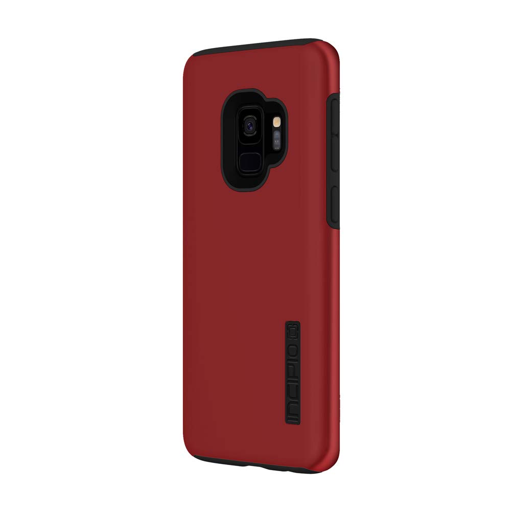 Incipio DualPro Samsung Galaxy S9 Case with Shock-Absorbing Inner Core & Protective Outer Shell for Samsung Galaxy S9 (2018) - Iridescent Red/Black