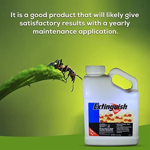 Centaurus AZ Extinguish Plus Fire Ant Bait Fast Acting and Long Lasting Prevention Eliminates Colonies Kills The Queen and Workers Ants Quick Knockdown Plus Chemical Resistant Gloves, 1.5 LB