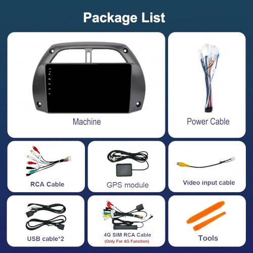 Radio coche 2 DIN pantalla para Toyota RAV4 2001-2015 con Bluetooth y Mirror Link 7