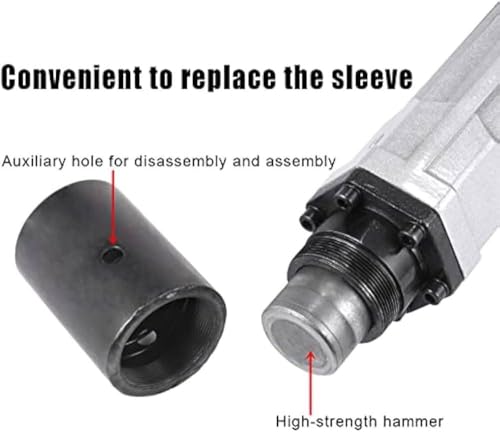 Battipalo Pile Driver A Gas Da 52 Cc, Piantatore Per Pali A T Gas A 2 Tempi Per Recinzione Giardini Agricoli, Testa Per Pali Due Dimensioni Da 55/70 Mm, Motore Benzina Palificazioni Recinzioni - 5