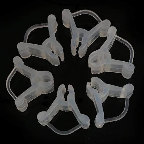 yyangz Clipe de enxerto de plantas, 100 peças, clipes transparentes de enxerto de mudas de tomate, g