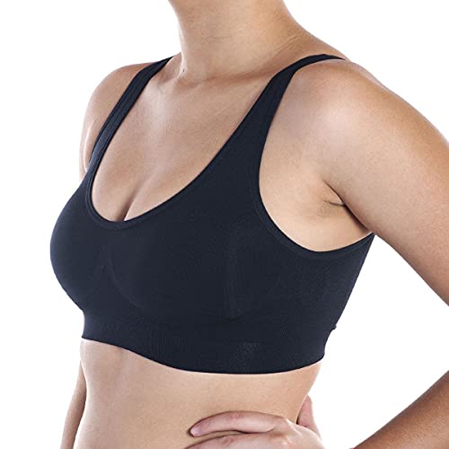 Sutiã Top Bojo Removível, Loba, Feminino, Preta, G