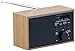 Produktbild VR-Radio Küchenradios: Digitales DAB+/FM-Radio mit Wecker, LCD-Display, Holzdesign, 4 W (Dual-DAB-Radio)