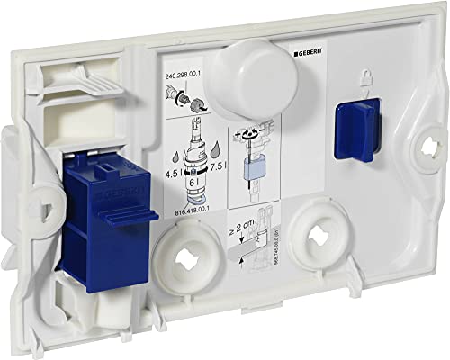 Bandeja Geberit DuoFresh gris con accionamiento delantero para cisterna Sigma 3