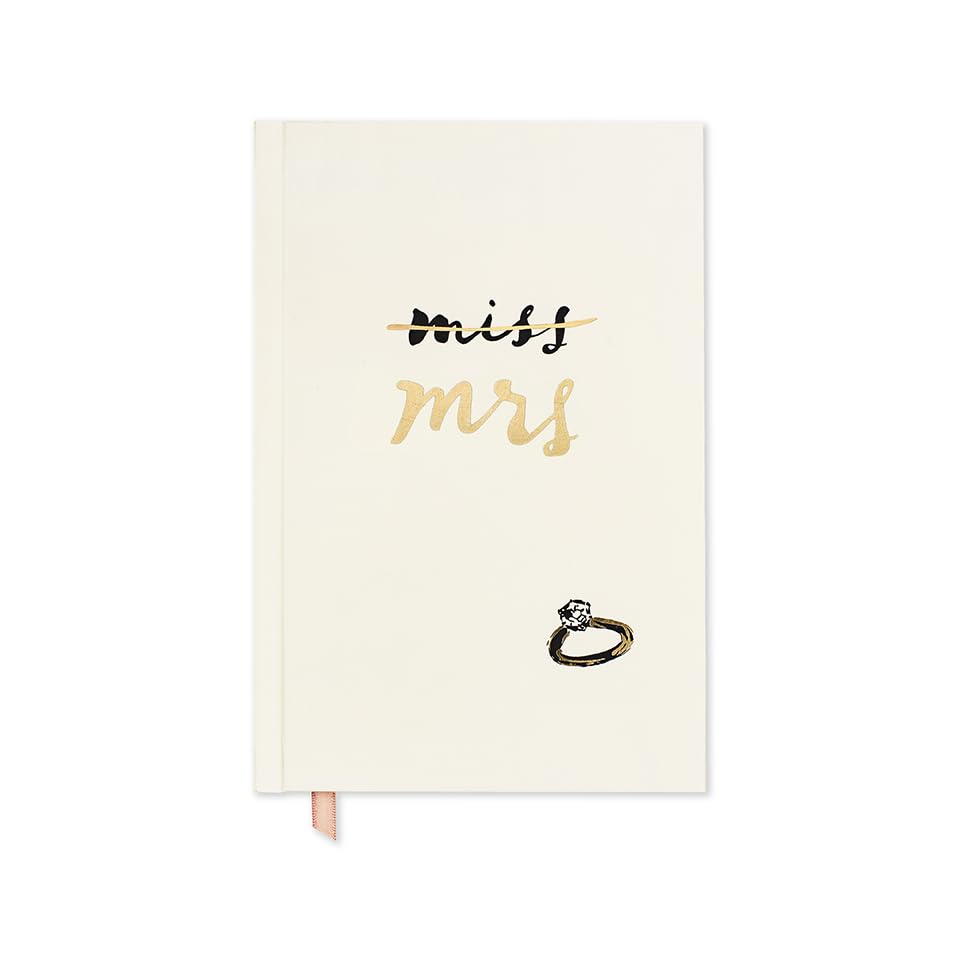 kate spade new york Bridal Journal Notebook, 8.25' x 5.25' Hardcover Journal with 200...