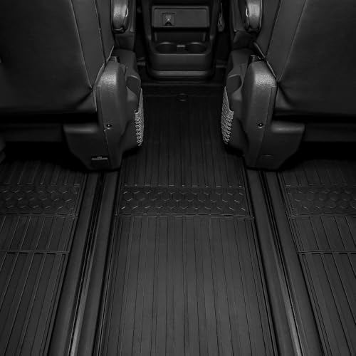 Image of 3W Floor Mats for Toyota Sienna 2021-2026 LE /XLE, TPE All Weather Black