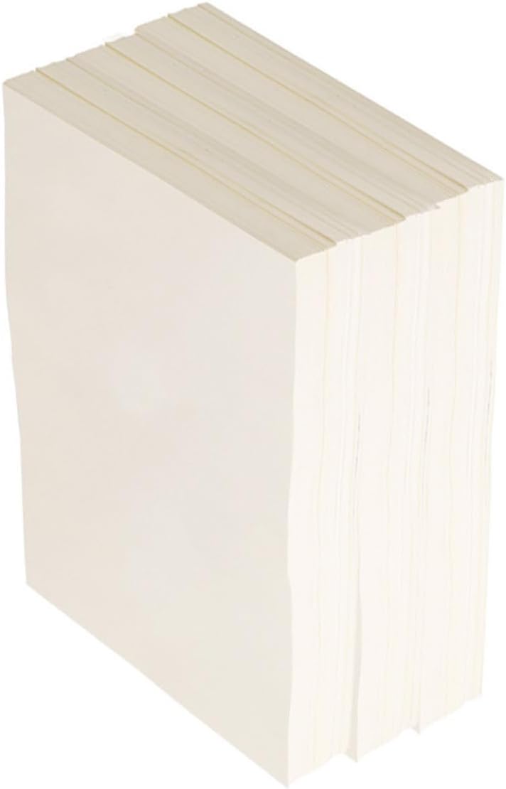 HEMOTON 40 Sheets Slightly Yellow Drawing Paper Sketching Paper for Artists Students Recycled Compatible with Pencils Ink Crayons Pastels