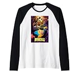 Invincible Guardians Of The Globe VS Machine Head Poster Raglan Baseball Tee