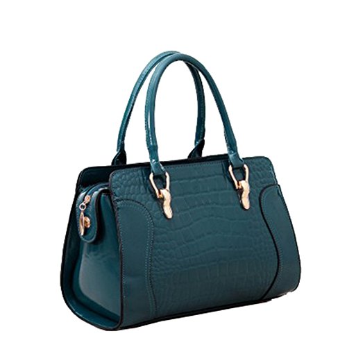 Sacs à bandoulière femme en cuir verni rigide et finitions soignées