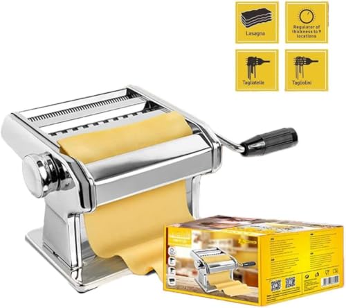 Macchina per Pasta Manuale in Acciaio Inox – Per Fare,