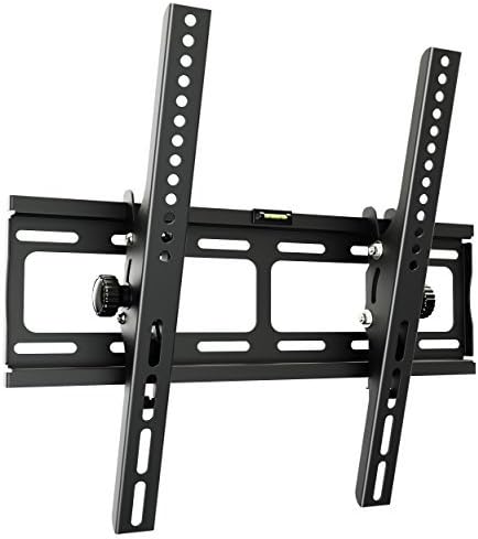 RICOO TV Wall Bracket Mount tilt and flat approx 32-65 Inch LED LCD OLED Screens R09 Universal for VESA 200x200-400x400 Black
