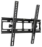 RICOO Soporte TV Pared 32-65" Pulgadas (81-165cm) R09 Colgador inclinable Fijo Enganche televisión Plano Universal VESA 200x200-400x400 Negro