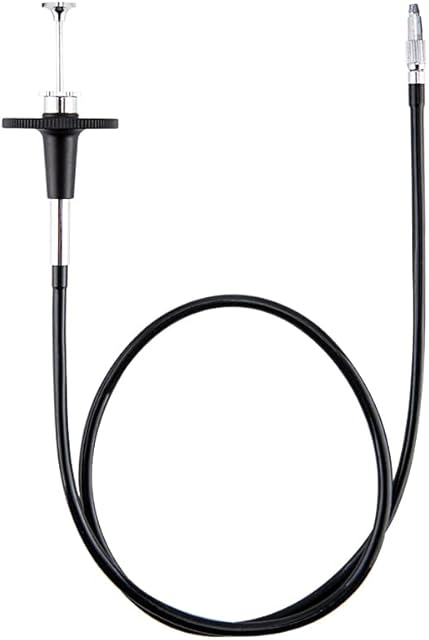 JJC 70cm/27.6" Black Mechanical Shutter Release Cable with Bulb-Lock for Fujifilm Sony Leica Olympus Panasonic & other Cameras with Screw Hole Shutter Release Button