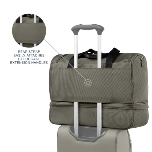 Image of Travelpro Maxlite 5 Carry on Weekender with Drop-Bottom Compartment, Lightweight Overnight Travel Duffel Bag