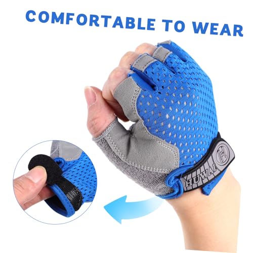 CALLARON 1 Par De Luvas Infantis Luvas De Fitness Compactas Luvas De Ciclismo Luvas Esportivas Sem D