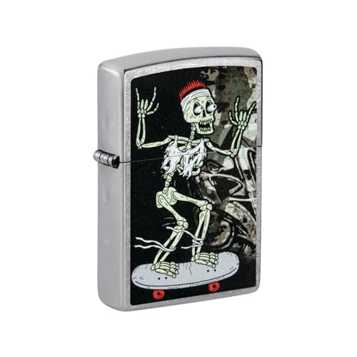 Zippo Skateboard Street Chrome Pocket Lighter