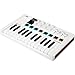Arturia MiniLab 3 Compact MIDI Keyboard and Pad Controller | White Bundle with 6ft MIDI Cable + Microfiber Cleaning Cloth (3 Item)