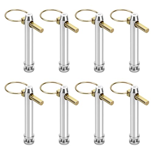8 Pack S07070200 Tractor Top Link Pin Hitch Accessories kit for Top Link pin for use on Category 1 Tractor Hitch Replace 195589M1 AC339942