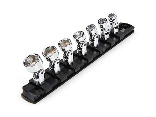 Image of TEKTON 1 /4 Inch Drive Universal Joint Socket Set, 7-Piece | SHD90109