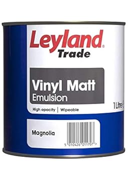 Leyland Trade Vinyl Matt Emulsion Paint - Magnolia 1L