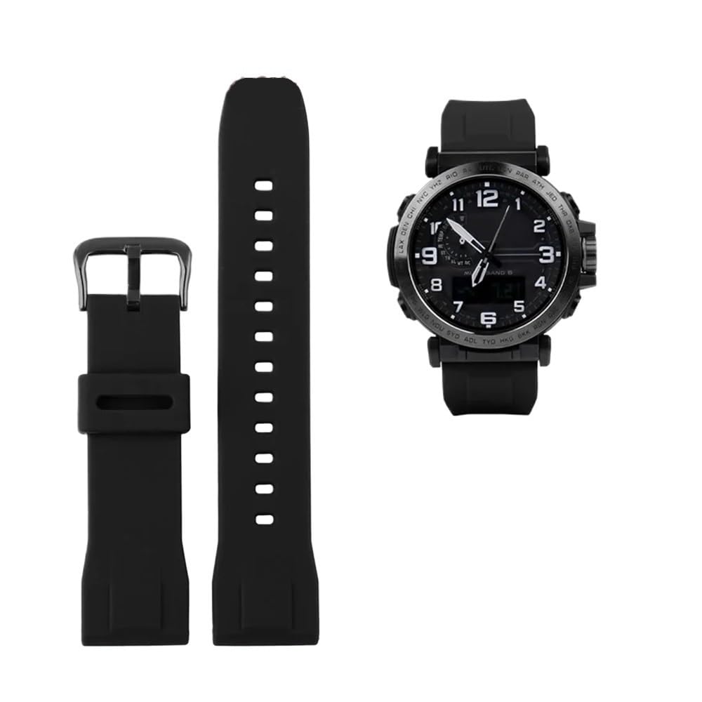 Bracelet silicone 23mm Casio PROTREK PRW-60 70YT 50 30 - 8