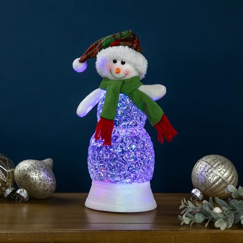 Northlight LED Lighted Acrylic Snowman Christmas Snow Globe - 11
